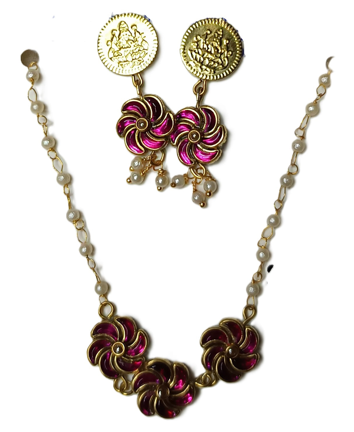 Alluring Kundan Stone Choker and Earrings set