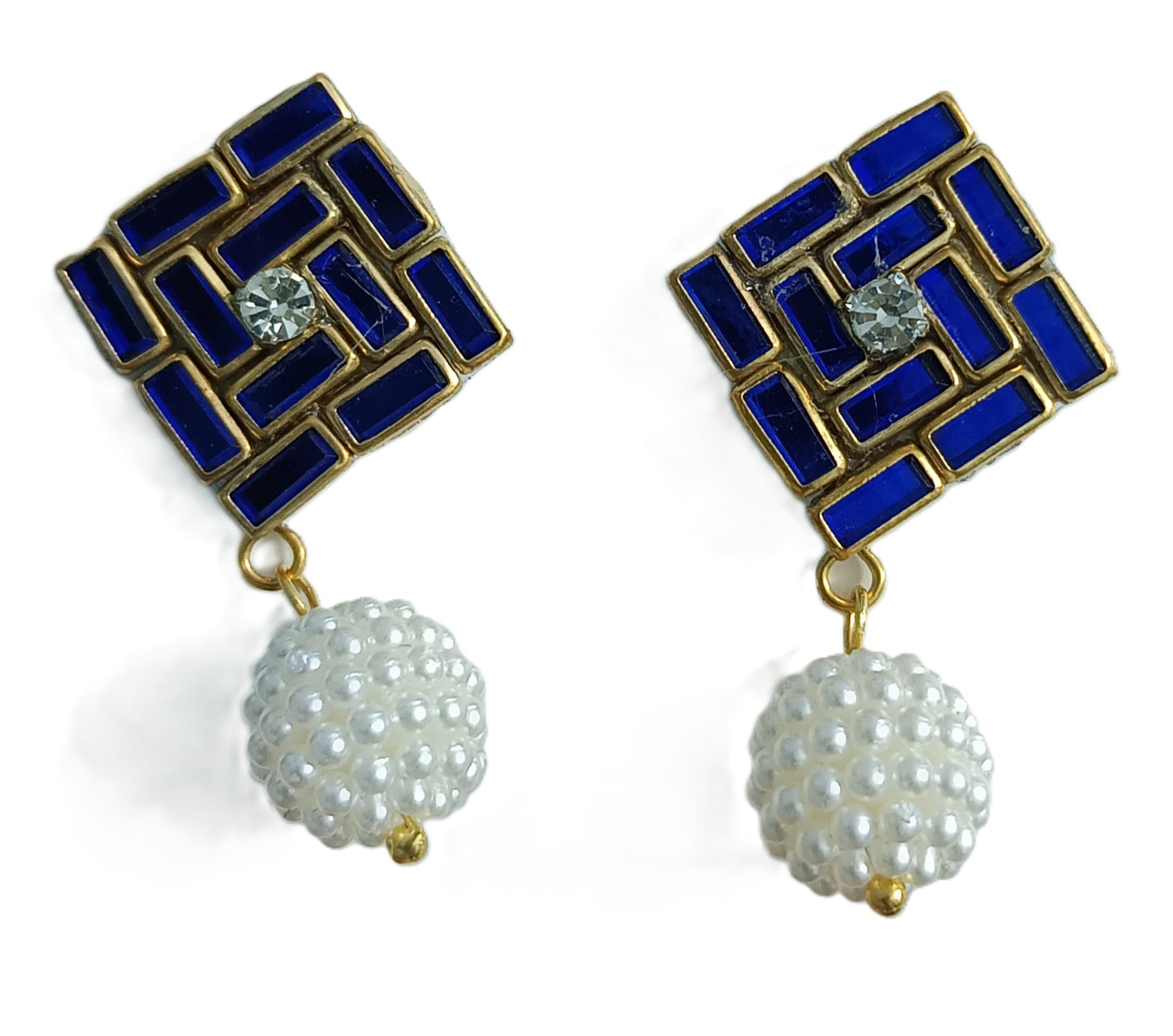 Classy kundan Stone Earrings-Swasthik (Pair)