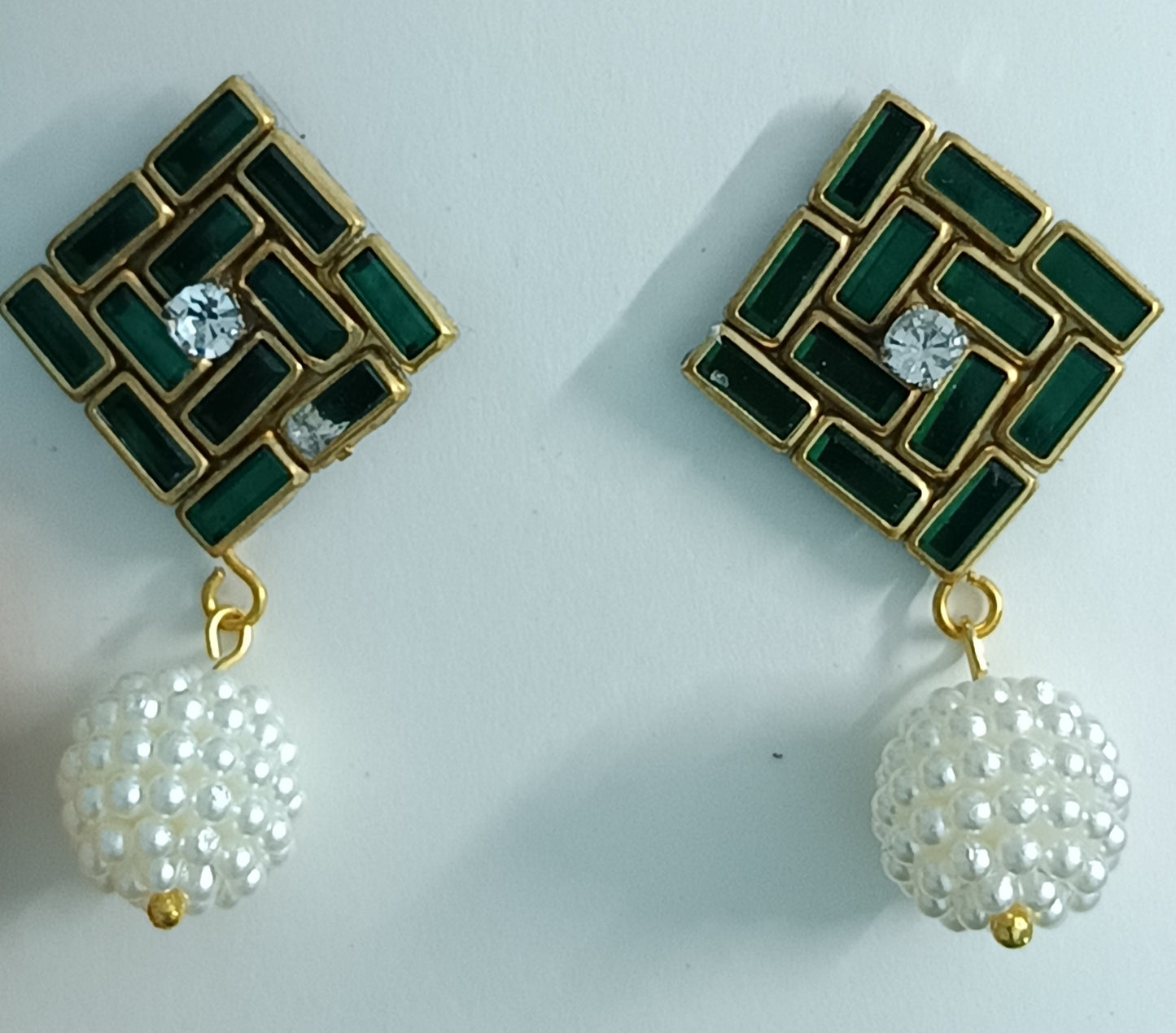Classy kundan Stone Earrings-Swasthik (Pair)