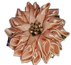 Grand Looking Shell Shaped Ribbon Hair Clip (Single Piece)
