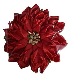 Grand Looking Shell Shaped Ribbon Hair Clip (Single Piece)