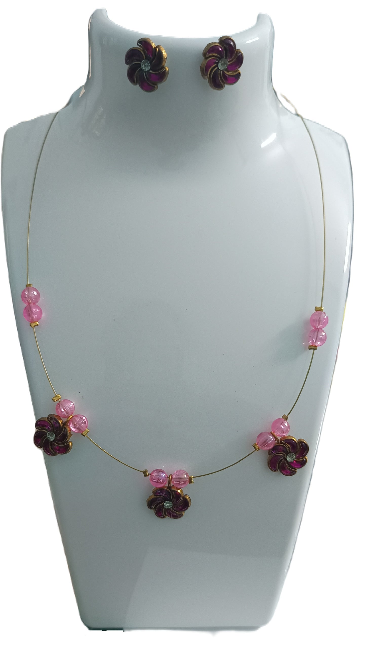 Intriguing Invisible Chain with Kundan Stones