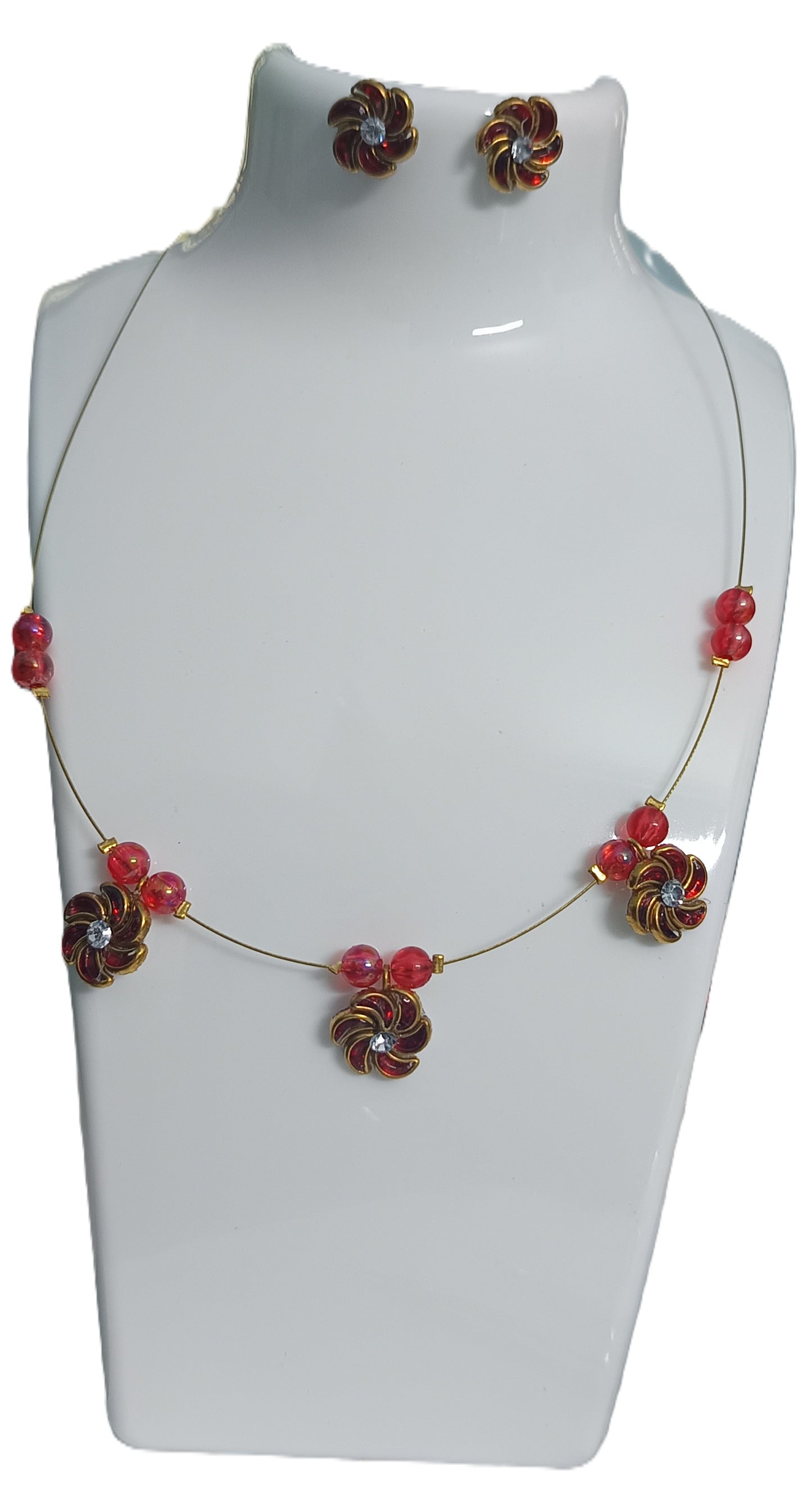 Intriguing Invisible Chain with Kundan Stones