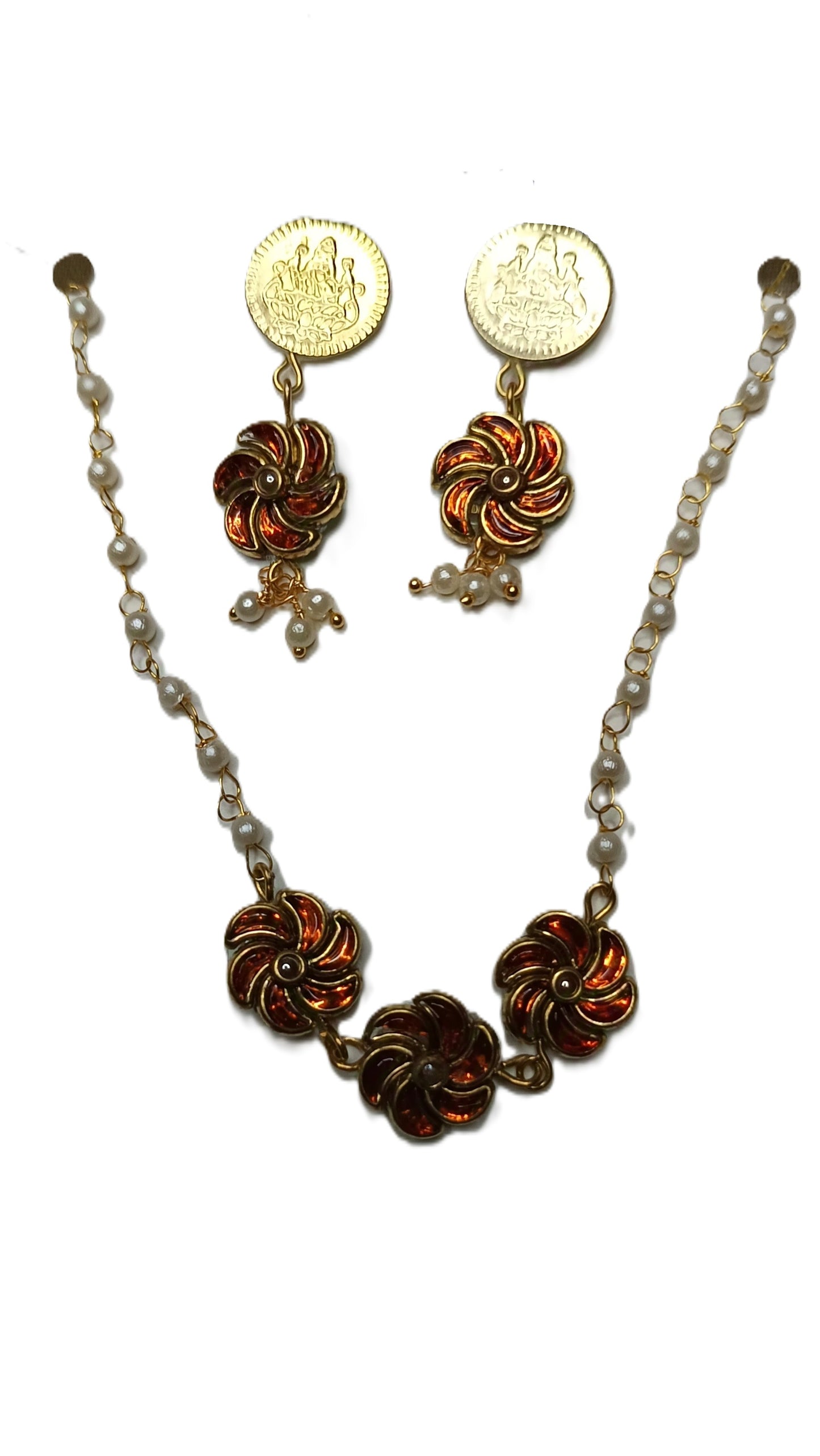 Alluring Kundan Stone Choker and Earrings set