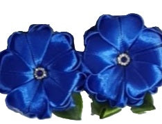 Pretty Looking Heart Shaped Ribbon hair Clips (Pair)